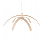 Karuzela zawieszka do łóżeczka dziecięcego drewniana naturalna