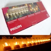 Lampki choinkowe Philips 15szt świeczki retro białe-ciepłe