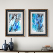 Pejzaż/abstrakcja, A3, dyptyk, 2 szt. Monika Seroka