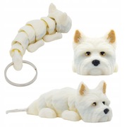 Breloczek 3D w kształcie pieska – West Highland Terrier