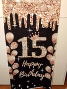 Baner tło przyjęcia urodzinowego 