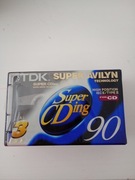 Kasety magnetofonowe TDK Super CDing 90 3 sztuki