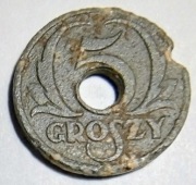5 groszy 1939 cynk