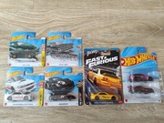Hot Wheels Zestaw Toyota Supra, Subaru, Nissan, Porsche, Impala TH.