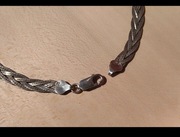 Łańcuszek taśma naszyjnik srebro 925 45 cm