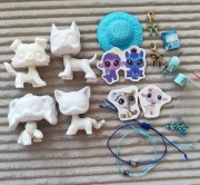 Figurki LPS littlest pet shop do malowania dog shorthair kot collie pies