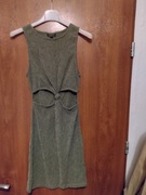 SUKIENKA Z WYCIĘCIAMI W TALII TOPSHOP 