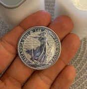 Srebrna moneta Britannia 1 oz 2021r pr 999 stan menniczy Dostępny 100szt