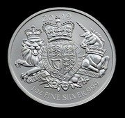 Srebrna moneta 2 funty 1 uncja czystego srebra Królewskie Herby 2019 rok