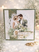 Kartka z kopertą prezent ślubny dla Pary Młodej na ślub 