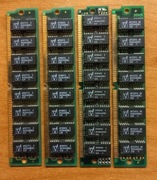 Retro RAM 72 pin SIM EDO 4MB w zestawie 4 sztuki, razem 16MB