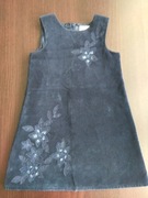 NEXT SUKIENKA GRANATOWA ZAMSZOWA ROZM 98 cm NEXT