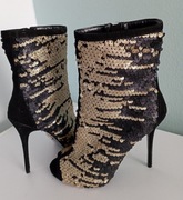 Kurt Geiger Carvela botki cekinowe 39 okazja