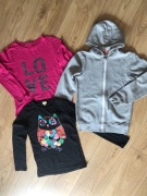 Szary bluza George w zestawie z bluzkami  140-146