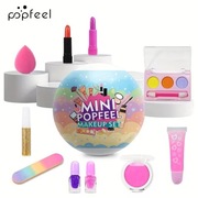 Mini POPFEEL – 10-częściowy Zestaw Kosmetyków w Kuli prezent pomadka lakier