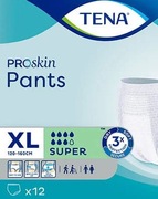 Majtki chłonne Tena Pants ProSkin Super XL 6 opakowań po 12 sztuk.