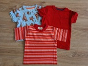 3 x Bluzka koszulka  t-shirt  rozm. 80/86 - 12/18 m-cy
