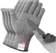 Rękawice HPPE kl.5 antyprzecięciowe odporne na zarysowania