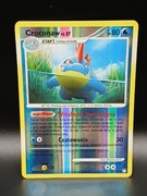 Polska karta Pokemon revers holo Croconaw Tajemne Skarby Diament i Perła