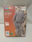 Dziecięca bezszwowa bielizna funkcyjna termiczna 110/116 szara Lupilu