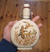 Stara Niemiecka piersiówka myśliwska WTK  Miśnia kaczki