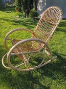 Fotel bujany Bambusowy Do odświeżenia