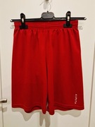 Czerwone spodenki krótkie KIPSTA chłopięce do piłki nożnej na piłkę 141-150