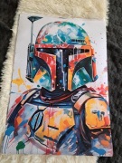 Nowy plakat na płótnie 40x60cm z filmu Gwiezdne Wojny Star Wars 