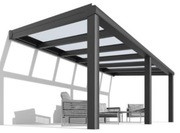 OKAZJA- TARAS ZADASZENIE PERGOLA Aluminium Szklo VSG lub Poliweglan