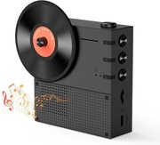 Qoosea Retro Głośnik Bluetooth Mini Gramofon Winylowy