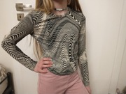 Bluzka, koszulka dziewczęca 134/ 140 H&M bawełna