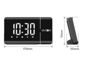 Evoom Zegarek Budzik Z Radiem i Projektorem