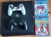 PlayStation 4 PRO + 2 pady + 2 gry