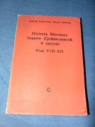 Historia literatury Stanów Zjednoczonych XVII-XIX  - Kopcewicz, Sienicka