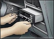 Klucze (Wyjmaki) do demontażu radia samochodowego