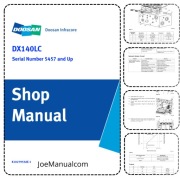 Doosan DX140LC Excavator Workshop Manual Instrukcja serwisowa naprawcza