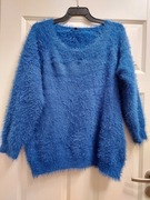 Sweter indygo włochacz misiek indygo mega miły