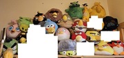 Kolekcja zestaw zabawki pluszaki maskotki Angry Birds (19 sztuk)