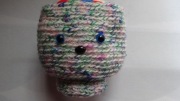 Maskotka z włóczki, ręczna robota, Kawaii kolekcja
