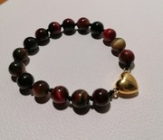 Bransoletka tygrysie oko i magnetyczne zapięcie