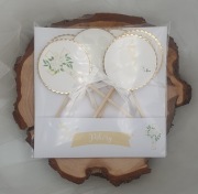 Pikery ozdoba do ciast dziecko chrzest święty