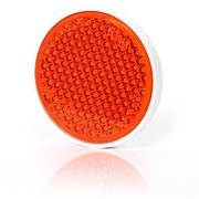 Odblask pomarańczowy 7,5cm, na śrubę M5.