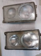 Lampy przednie przód prawa lewa do Mercedes W123 Bosch i Hella 