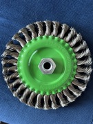 Szczotka na szlifierkę m14 150mm drut 0,5mm 9000obr