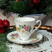 Windsor (CWS) bone china filiżanka i spodek wzór margaretki