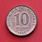 10  Sentimo  1995 r  -   Filipiny     stan !!