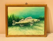 Obraz ryba sandacz prezent dla wędkarza 