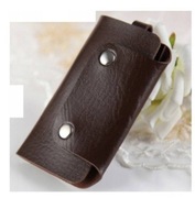 Etui na klucze brązowe