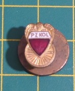 Stara spinka pins znaczek polski związek kolarski mennica 