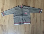 Fajny sweterek na zamek, Coccodrillo r.80 (12m-cy)